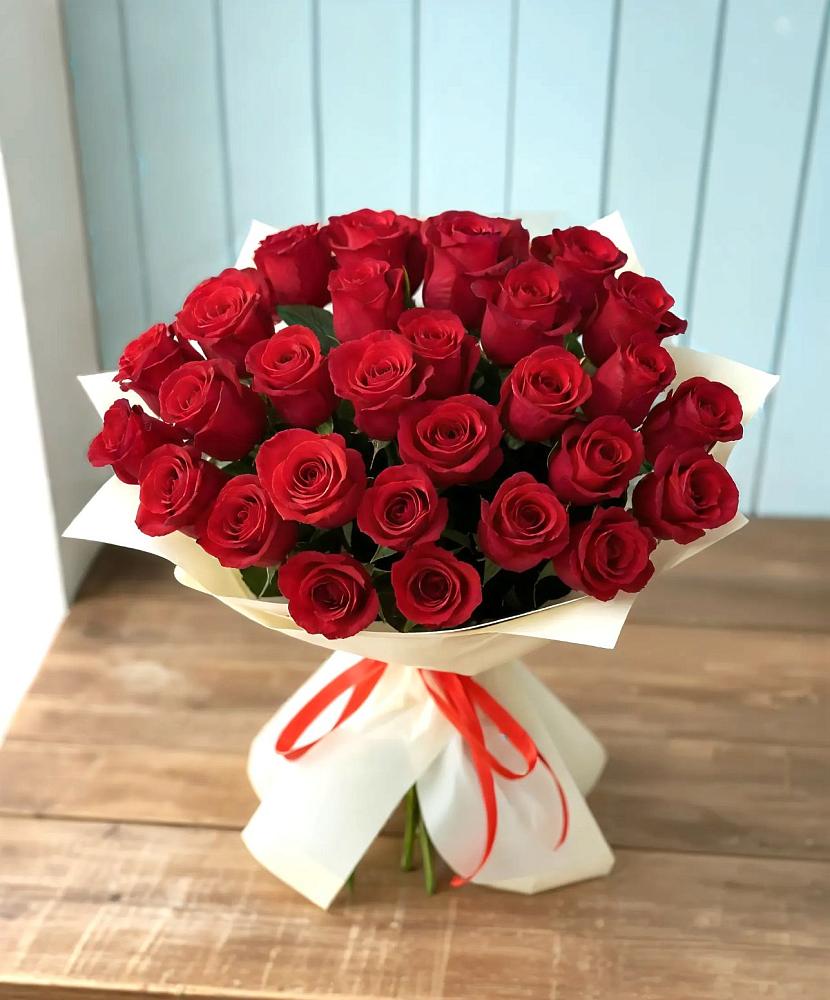 Букет 29 Красных роз в Ферме