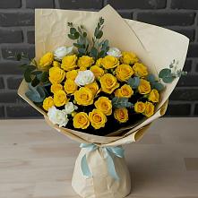 Букет цветов из:  Розы в Ферме