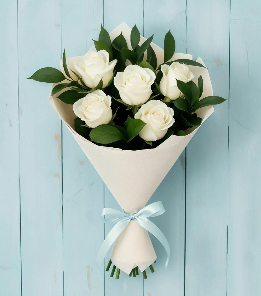 Букет цветов из: Розы в Ферме