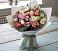 Букет цветов из: Розы, Лизиантусы и Гвоздики в Ферме