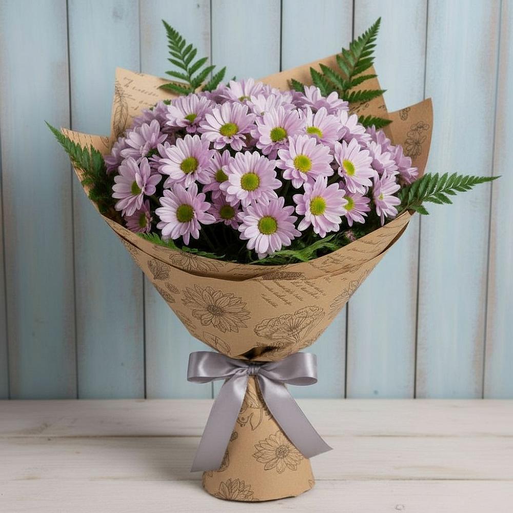 Букет цветов из: Хризантемы в Ферме