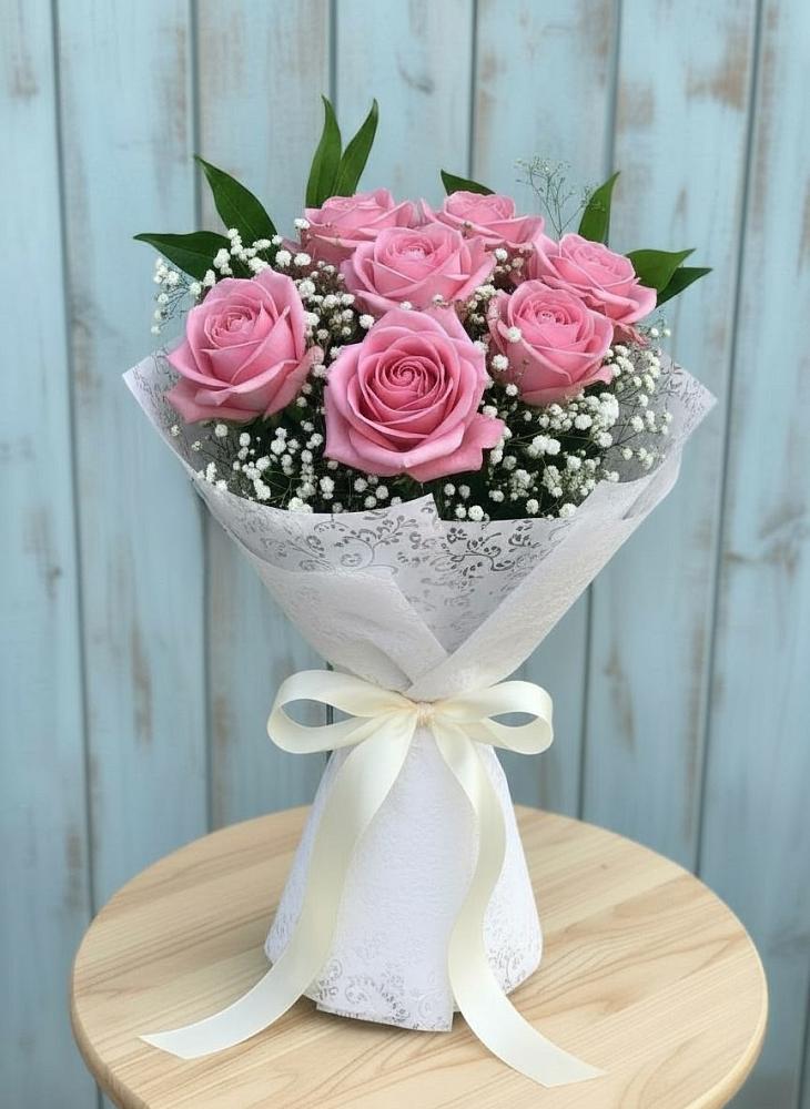Букет цветов из: Розы в Ферме