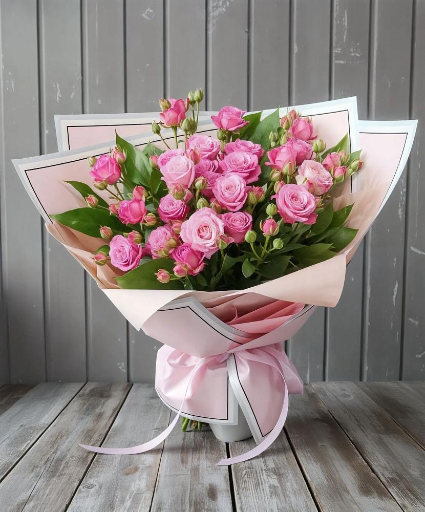 Букет Розовый кустик в Ферме