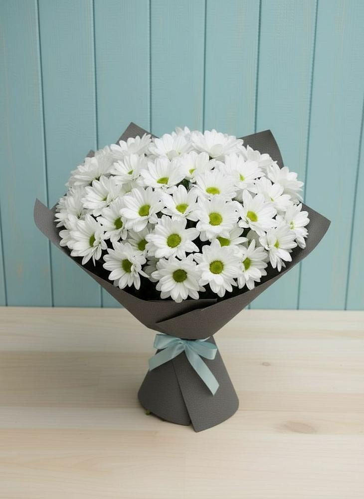 Букет цветов из: Хризантемы в Ферме