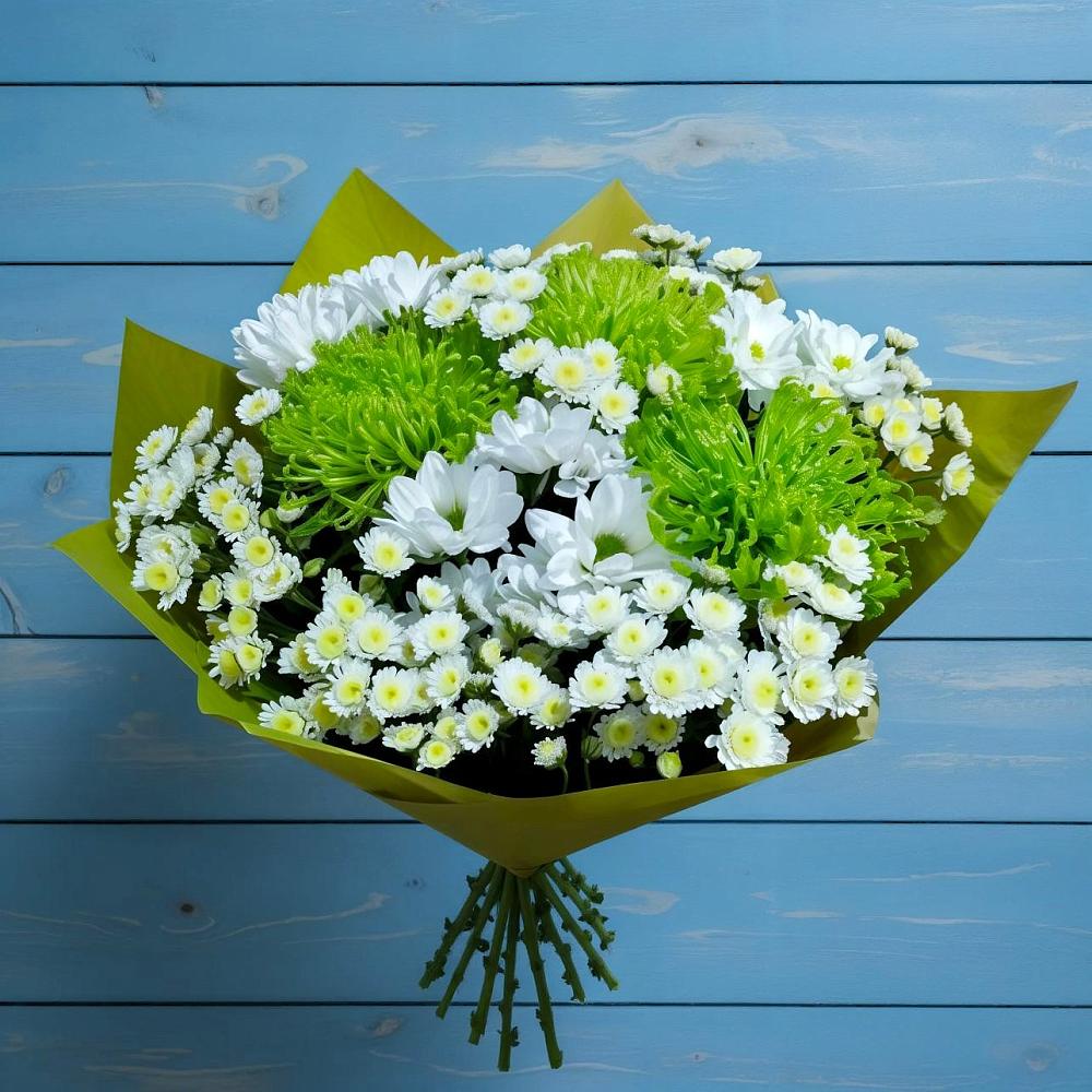 Букет цветов из: Хризантемы в Ферме