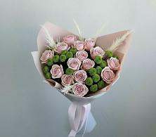 Букет цветов из:  Розы и Хризантемы в Ферме