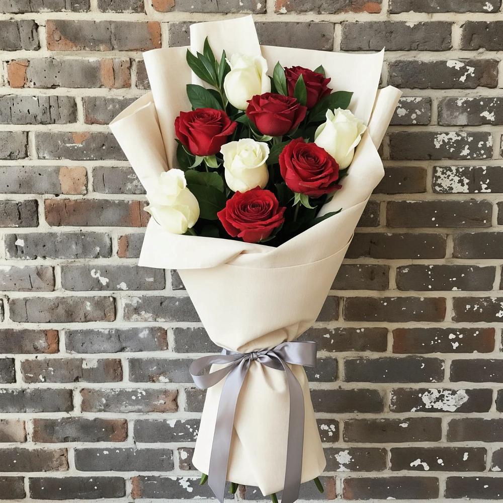 Букет цветов из: Розы в Ферме