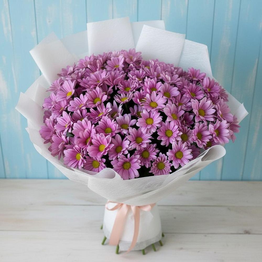 Букет цветов из: Хризантемы в Ферме
