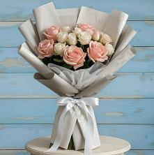 Букет цветов из:  Розы в Ферме