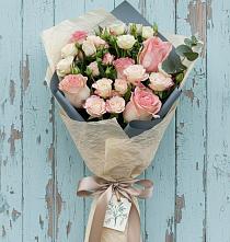 Букет цветов из:  Розы в Ферме