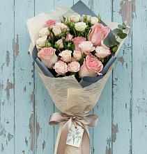Букет цветов из:  Розы в Ферме
