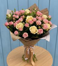 Букет цветов из:  Розы в Ферме