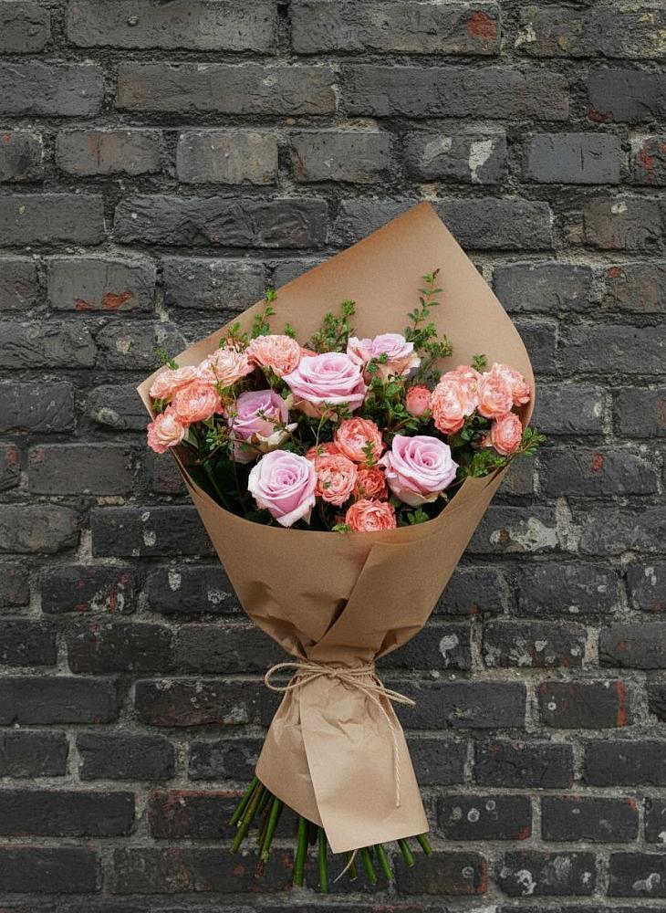 Букет цветов из: Розы в Ферме