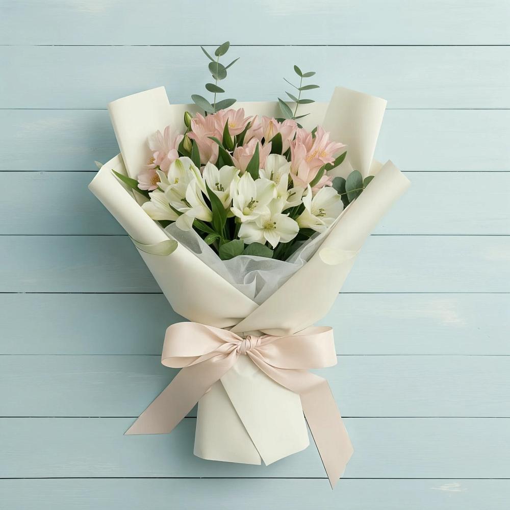 Букет цветов из: Альстромерии в Ферме