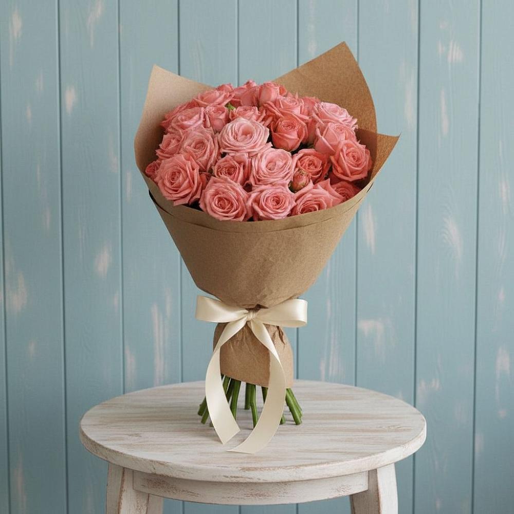 Букет цветов из: Розы в Ферме