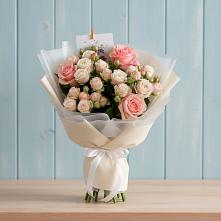 Букет цветов из:  Розы в Ферме