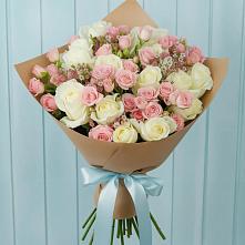 Букет цветов из:  Розы в Ферме